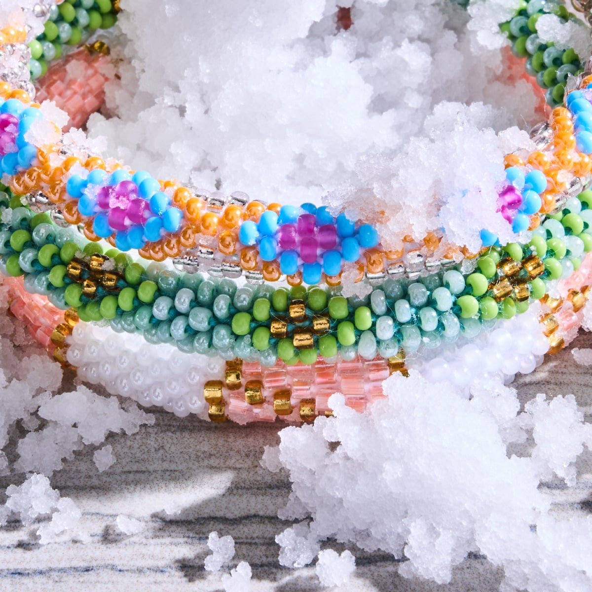 Dezembermärkte | Himalaya-Glasperlenarmband